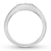 Thumbnail Image 3 of Now + Forever Men's Diamond Solitaire Ring 1/5 Carat Square-cut 14K White Gold