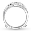 Thumbnail Image 1 of Diamond Enhancer Ring 1/5 ct tw Round-cut 14K White Gold