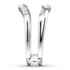 Thumbnail Image 2 of Diamond Enhancer Ring 1/5 ct tw Round-cut 14K White Gold