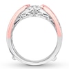 Thumbnail Image 1 of Diamond Enhancer Ring 1/3 ct tw Round-cut 14K Two-Tone Gold