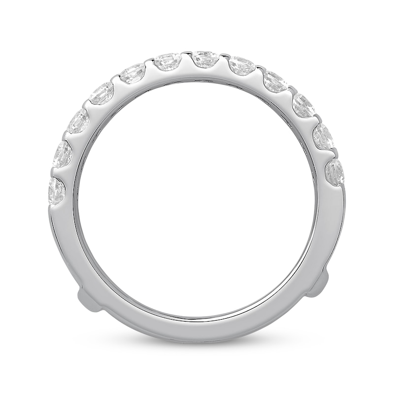 Diamond Enhancer Ring 1-1/2 ct tw Round-cut 14K White Gold