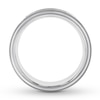 Thumbnail Image 2 of Men's Diamond Wedding Band 1/6 ct tw Stainless Steel