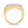Men's Diamond Ring 1 ct tw Round-cut 10K Yellow Gold