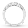 Thumbnail Image 2 of Now + Forever Diamond Enhancer Ring 1 ct tw Round-Cut 14K White Gold