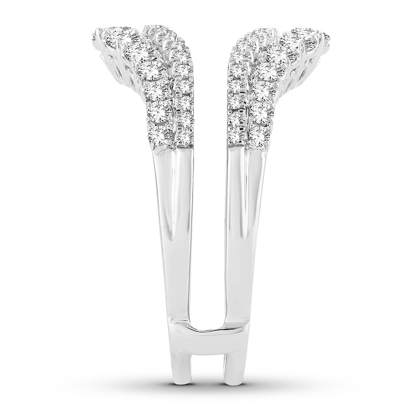 Main Image 3 of Now + Forever Diamond Enhancer Ring 1 ct tw Round-Cut 14K White Gold