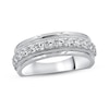 Thumbnail Image 0 of Men's Diamond Wedding Ring 1 ct tw Round-cut 10K White Gold