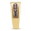 Thumbnail Image 3 of Men’s Brown and White Diamond Ring 1 ct tw 10K Yellow Gold