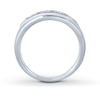Thumbnail Image 2 of THE LEO Diamond Men's Band 1 ct tw Round-cut 14K White Gold