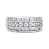 Thumbnail Image 2 of Men's Diamond Wedding Ring 1-1/2 ct tw 10K White Gold