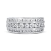 Thumbnail Image 3 of Men's Diamond Wedding Ring 1-1/2 ct tw 10K White Gold