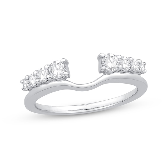 Diamond Enhancer Ring 1/2 ct tw 14K White Gold