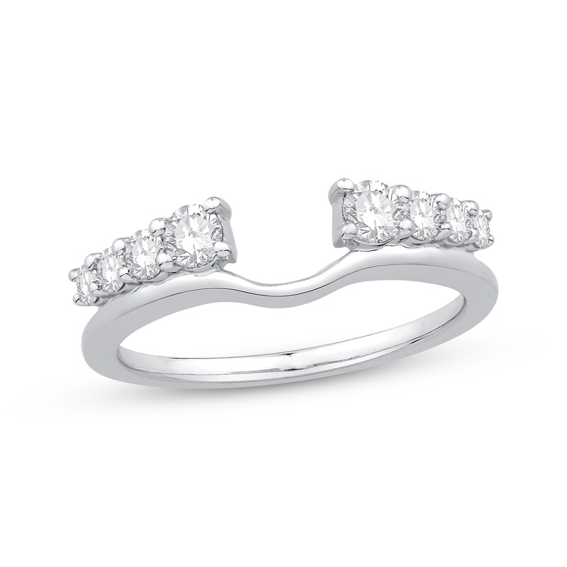 Diamond Enhancer Ring 1/2 ct tw 14K White Gold