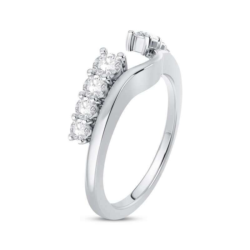 Diamond Enhancer Ring 1/2 ct tw 14K White Gold
