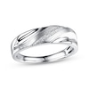Thumbnail Image 1 of Now + Forever Men's Wedding Ring Diamond Accents 10K White Gold