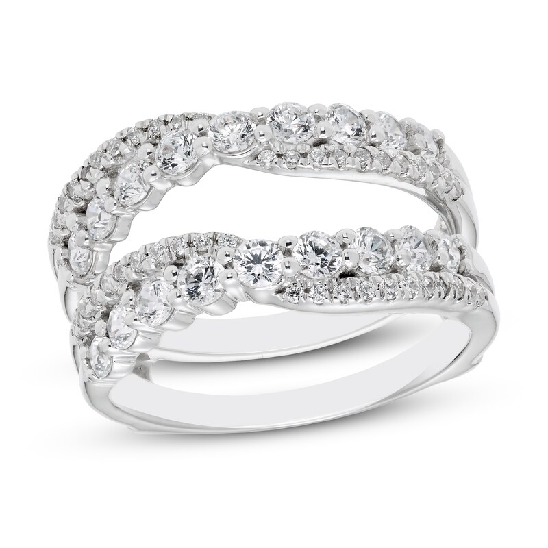 Diamond Enhancer Ring 1-1/5 ct tw 14K White Gold
