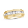 Thumbnail Image 0 of Men's Diamond Wedding Ring 1/2 ct tw 10K Yellow Gold