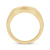 Thumbnail Image 2 of Men's Diamond Wedding Ring 1/2 ct tw 10K Yellow Gold