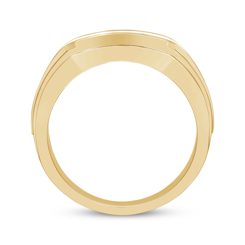 Men's Diamond Wedding Ring 1/2 ct tw 10K Yellow Gold