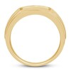 Thumbnail Image 1 of Men's Diamond Wedding Ring 1/4 ct tw 10K Yellow Gold