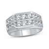 Thumbnail Image 1 of Now + Forever Men's Diamond Wedding Ring 2 ct tw Round-cut 10K White Gold
