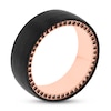 Thumbnail Image 2 of Men's Wedding Band Tungsten Black Sapphire