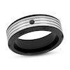 Thumbnail Image 0 of Men's Wedding Band Black Diamonds 1/20 ct tw Tungsten