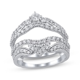 Diamond Enhancer Ring 1-1/2 ct tw 14K White Gold