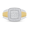 Thumbnail Image 4 of Men's Diamond Ring 1/2 ct tw 10K Two-Tone Gold