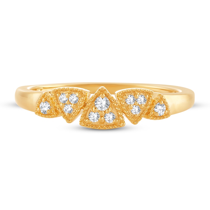 Main Image 3 of Diamond Ring 1/10 ct tw 10K Yellow Gold