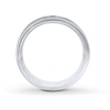 Thumbnail Image 2 of Men's Wedding Band 1/15 ct tw Diamonds Stainless Steel