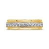 Thumbnail Image 2 of Men's Diamond Wedding Band 1/2 ct tw Round-cut 10K Yellow Gold