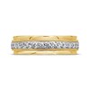 Thumbnail Image 2 of Men's Diamond Wedding Band 1/2 ct tw Round-cut 10K Yellow Gold