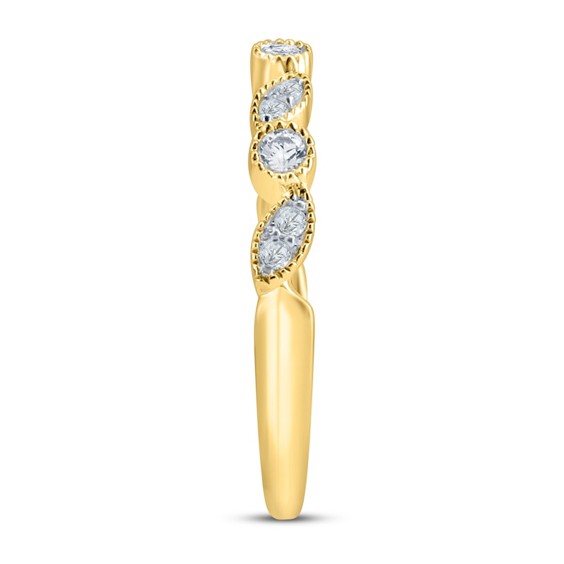 Main Image 2 of Diamond Stacking Ring 1/5 ct tw 10K Yellow Gold