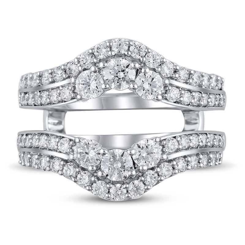 Main Image 3 of Now + Forever Diamond Enhancer Band 1-1/2 ct tw Round-cut 14K White Gold