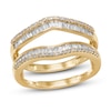 Thumbnail Image 1 of Now + Forever Diamond Enhancer Ring 1/2 ct tw Round/Baguette 14K Yellow Gold