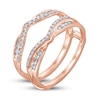 Diamond Enhancer Ring 1/3 ct tw Round-cut 14K Rose Gold