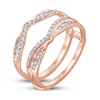 Thumbnail Image 2 of Now + Forever Diamond Enhancer Ring 1/3 ct tw Round-cut 14K Rose Gold