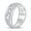 Thumbnail Image 1 of Men's Diamond Wedding Band 2 ct tw Round-cut 10K White Gold