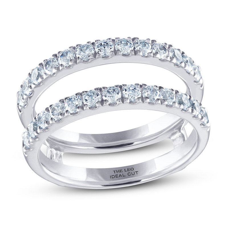 Main Image 1 of THE LEO Ideal Cut Diamond Enhancer Band 1 ct tw 14K White Gold