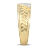 Thumbnail Image 2 of Now + Forever Men's Diamond Wedding Band 1/6 ct tw Round-cut 10K Yellow Gold