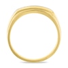 Thumbnail Image 2 of Men's Diamond Wedding Band 1/2 ct tw Round-cut 10K Yellow Gold