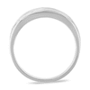 Thumbnail Image 3 of Now + Forever Men's Diamond Wedding Band 1 ct tw Round-cut 10K White Gold