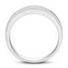 Thumbnail Image 3 of Now + Forever Men's Diamond Wedding Band 1/10 ct tw Round-cut 10K White Gold
