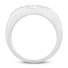 Thumbnail Image 1 of Men's Diamond Wedding Band 5/8 ct tw 10K White Gold