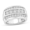 Thumbnail Image 0 of Men's Diamond Wedding Band 2 ct tw 10K White Gold