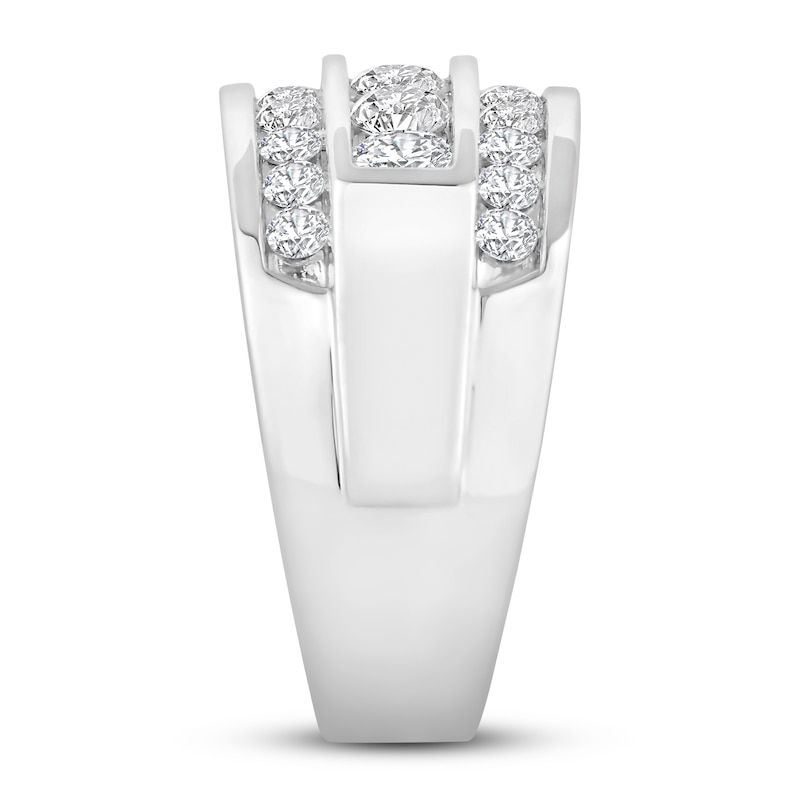 Main Image 3 of Now + Forever Men's Diamond Wedding Band 2 ct tw 10K White Gold