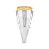 Thumbnail Image 3 of Men's Diamond Ring 3/4 ct tw Round-cut 10K Two-Tone Gold