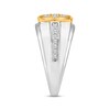 Thumbnail Image 2 of Men's Diamond Ring 3/4 ct tw Round-cut 10K Two-Tone Gold