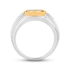 Thumbnail Image 3 of Men's Diamond Ring 3/4 ct tw Round-cut 10K Two-Tone Gold