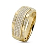 Thumbnail Image 4 of Men's Diamond Ring 1/2 ct tw Diamonds 10K Yellow Gold